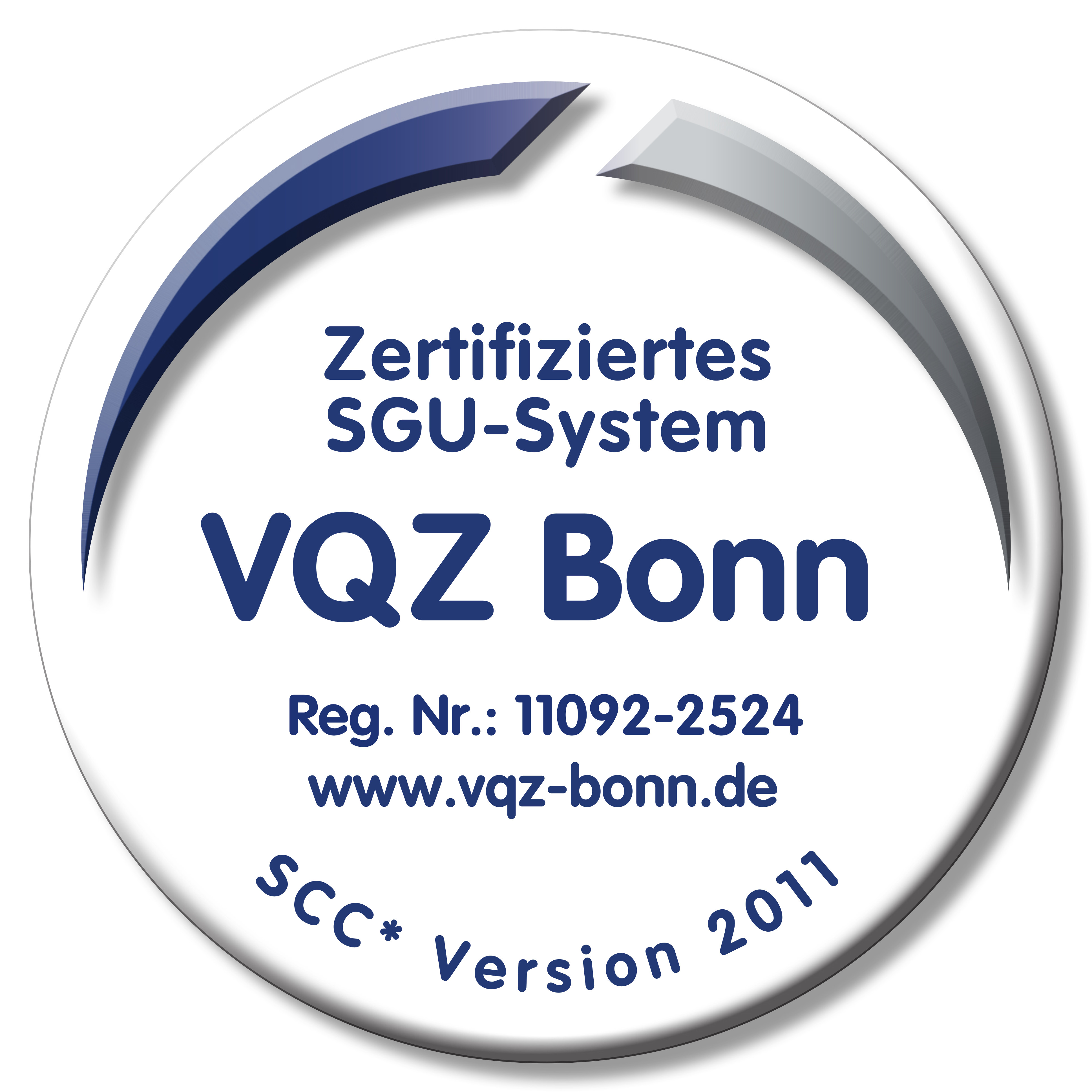 Die EAS GmbH ist VQZ Bonn zertifiziert. 